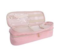 Sorandy Estuche de Transporte de Viaje de Doble Capa de 15.4x5.5x5.9in con Almohadilla Protectora, Estuche para Secador de Pelo, Accesorios para el Cabello Portátiles, Bolsa de Almacenamiento para