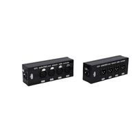 Sorandy Extensor Ethernet XLR de 4 Canales, Transmisor de Señal de Multiplex Digital AES/EBU con Conectores de Bloqueo RJ45, Ideal para Escenario, Estudio, DJ, Eventos en