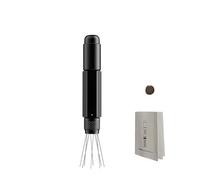 Sorandy Herramienta de Distribución de café Expreso con Succión Magnética, Herramienta para Agitar café, Agitador de Expreso de Acero Inoxidable para Cocina Casera y Cafetería (Negro T6188B)