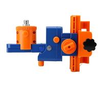 Sorandy Herramienta de Nivelación Soporte de Ajuste Fino Rotación de 360 | Adaptador de Cabeza de Poste Telescópico, ABS y Hierro, Ajuste Fino de Doble Eje, Abrazadera Trasera a 5 Cm, Topografía de