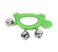 Sorandy Jingle Bell de Mano, Instrumento de Percusión Musical con Sonido de Metal Nítido, Ideal para Presentaciones en Fiestas, Karaoke e Improvisación (W210 Verde)