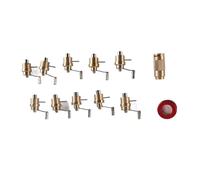 Sorandy Juego de Bobinadora de Resorte Principal para Reloj, Herramienta de Reparación de Relojes de Latón Duradera para Profesionales con Caja de Almacenamiento para Relojeros y Aficionados