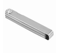 Sorandy Juego de Calibradores de Espesores de Guitarra de Acero Inoxidable, 30 Piezas con Rueda de Pulgar para Medir la Holgura del Traste, Altura de la Pastilla, Profundidad de la Ranura de la