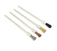 Sorandy Juego de Cepillos de Alambre, Herramienta Duradera de Desbarbado y Pulido para áreas de Difícil Acceso, Ideal para Taladros Eléctricos, Mini Cepillo de Alambre para Limpieza