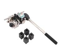 Sorandy Juego de Herramientas de Abocardado de Doble Burbuja Simple de 45 Grados, Herramienta de Abocardado de Torre Giratoria para Tubos de 3/16-3/8 Pulgadas, Adecuado para Reparaciones de
