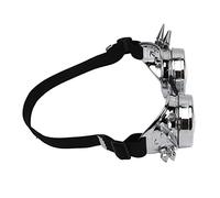 Sorandy Kaleidoscope Goggles Estilo Steampunk con Banda Ajustable para Fiestas de Disfraces Mejora de la Visión de Halloween PC ABS 1 par (Plata brillante)