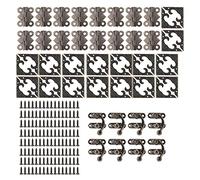 Sorandy Kit de Hardware de Caja de Hierro Retro, Protectores de Bisagras Resistentes a la Corrosión para Decoración de Cajas de Madera, Joyero DIY
