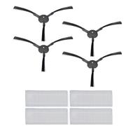 Sorandy Kit de Repuesto de Barredora, Raspador de Filtro de Cepillo Lateral Duradero, Piezas de Aspiradora para Aspiradoras Robot M210 M210S M213 M210B M213S K2 K3 K4