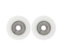 Sorandy Kit de Repuesto de Ruedas para Puerta de Invernadero de 30mm de Diámetro, Plástico Duradero, Invernaderos Elite, Incluye Pernos y Tuercas
