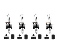 Sorandy Kit Hotend para Impresora 3D, Bloque Calefactor Cerámico de 48 W, Boquilla de 0,6 Mm con Nanorrevestimiento de Alto Flujo, Extrusión Estable, Apto para PLA, PETG, ASA, TPU, PA y PC