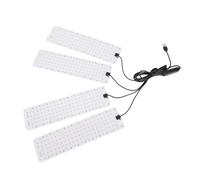 Sorandy LED GROB LIGHT para Plantas de Interior, Lámpara de Cultivo de Planta de Espectro Completo con un Temporizador de 24 H (4 cabeza)