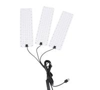 Sorandy LED GROB LIGHT para Plantas de Interior, Lámpara de Cultivo de Planta de Espectro Completo con un Temporizador de 24 H (3 cabeza)