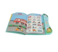 Sorandy Libro de Aprendizaje de Idiomas Eléctricos, Máquina de Lectura de Lenguaje Infantil, Inglés Interactivo y Dispositivo de Aprendizaje Chino para Niños