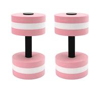 Sorandy Mancuerna Flotante de Agua EVA, Herramienta de Fitness Ligera y Resistente a la Corrosión para Hombres, Mujeres y Niños, 2 Piezas para Piscinas Cubiertas (Pink)