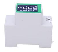 Sorandy Medidor de Energía, AC 50 a 300V 100A Rail Wattmeter, Medidor de Energía Multifuncional, Amperímetro, Voltímetro con Pantalla Digital LCD para el Hogar, Uso Industrial
