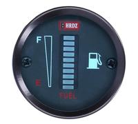 Sorandy Medidor de LED, Indicador del Medidor 12 V Nivel de Universal del Tanque de Gasolina de Resistencia Ajustable Retraso Guente de con Pantalla LED Adecuada para Motocicleta del Automóvil