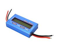 Sorandy Medidor de Vatios Digital RC, Medidor de Potencia DC 60V 100A Pantalla LCD Lectura de Carga de Batería en Tiempo Real, Ideal para RC Hobby Solar Barco RV