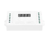 Sorandy Mini Controlador Decodificador de 4 Canales, Controlador LED con Pantalla Digital, de 15 Efectos DC9V-24V, Ideal para Luces LED RGBW de Escenario