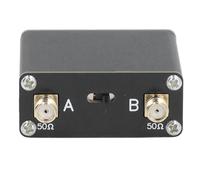 Sorandy Módulo de Interruptor RF de 10 W, Interruptor RF Manual de Alta Frecuencia y Baja Pérdida para Antena y Enrutamiento de Señal, 1 Aleación de Aluminio Duradera