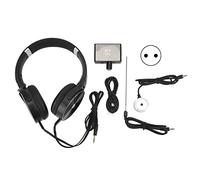 Sorandy Monitor de Fugas de Tuberías de Agua Kit de Detección de Fugas de Agua de Metal ABS con 2 Sondas Auriculares de Audio 20000X Recargables 3,7 V para Construcción de Sitios (Enchufe de la UE)