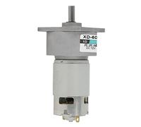 Sorandy Motor de Engranajes DC12V/24V 35W Velocidad Ajustable para Automatización del Hogar y Equipos de Oficina - Construcción Duradera de Engranajes de Metal (#12)