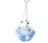 Sorandy Nido Colgante para Pájaros, Suave y Cálido Nido Columpio para Pájaros con Interior de Algodón Seguro, Cama Relajante y Mullida para Que Sus Loros, Periquitos, Jueguen