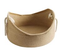Sorandy Nido para Gatos Cama para Gatos de Mimbre Hecha a Mano y Tabla Rascadora Corrugada para Mayor Comodidad y Juego para Todos los - Diseño Espacioso de Cuerda de Algodón