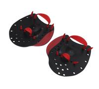 Sorandy Paletas de Mano Ajustables para Natación, Ayudas de Entrenamiento Duraderas de Silicona y Polipropileno para Mejorar la e la Brazada para Hombres y Mujeres, 1 par (S)