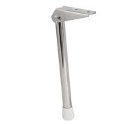 Sorandy Patas de Asiento para Barco, Patas de Soporte para Asiento de Barco, de Marino de 13 Pulgadas, Acero Inoxidable 304, Ajustable a 90 Grados con Puntas de Goma Blanca para Banco, Asientos de,
