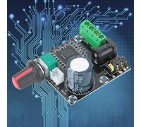 Sorandy Placa Amplificadora de Audio Digital PAM8610 Clase D de Doble Canal para Reproductores MP3/MP4, Tamaño Compacto, Calidad de Sonido Clara 15W+15W DC 12V