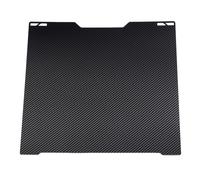 Sorandy Placa de Construcción PEO PET, Hoja de Acero con Resorte con Textura de Raya de Diamante de 346x355 Mm, Apta para Impresora 3D H2D