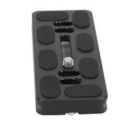 Sorandy Placa de Liberación Rápida de Rendimiento Estable, Tornillo de 1/4 Pulgadas para Cabezal de Bola de Montaje Arca, Equipo de Cámara Profesional de 5,9 Pulgadas (100 mm)