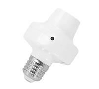 Sorandy Portalámparas WiFi E27, sin Cableado, Control de Voz, Retardo de Temporización, Portalámparas Inteligente, Base de E27 con Control Remoto Inalámbrico, Ideal para Base de Bombilla Universal