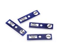 Sorandy Portaobjetos de Microscopio Preparados Profesionales de Plástico, 12 Piezas, 4 Colores para una Fácil Clasificación para Entusiastas de la Ciencia (BLUE)