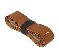 Sorandy Raqueta de Tenis con Agarre de Cuero, Absorción Duradera del Sudor para Gimnasio en el Patio de Juegos Al Aire, Cinta de Cuero Real para Raqueta de Tenis, 0,8 Oz (Brown)