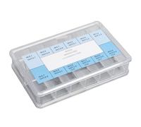 Sorandy Reemplazo del Extensor del Vástago del Reloj, Barra Extensora del Vástago de la, Varilla de Extensión del Poste del Reloj de Acero Inoxidable de 12 Tamaños, Ideal para Relojeros y