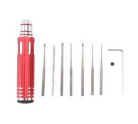 Sorandy SCRITER MODELO PRIME, Herramienta de Corte de la Línea de Escribas Tallada de Acero de Tungsteno con 7 Cuchillas y 2 Cajas de Almacenamiento, 0.1 0.2 .4 .6 .8 1. Mm Kits Hobby Cincelel