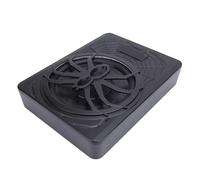 Sorandy Subwoofer para Automóvil Debajo del Asiento, Subwoofer Delgado de Aleación de Aluminio de 10 Pulgadas, Activo con Alimentación de 800 W con Luz Ambiental LED Excelente Disipación de Calor