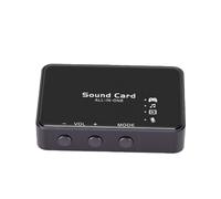 Sorandy Tarjeta de Sonido USB, Sonido Envolvente 7.1, DAC de 32 Bits y | Adaptador de para Juegos, Aleación de Aluminio, Reproducción FPS, Auriculares de 3,5 Mm, Compatibilidad con Windows, OS X