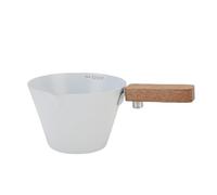 Sorandy Taza de Medición de café de Acero Inoxidable, con Escala Clara para una Extracción Precisa, Herramienta de Medición para el café Home Kitchen Cafe (WHITE)
