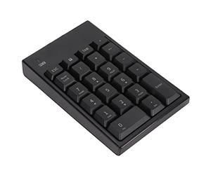 Sorandy Teclado Numérico Inalámbrico, Teclados Numéricos de 22 Teclas, sin Demora 2.4 GHz Teclado Numérico Mecánico Teclado de Contabilidad Financiera con Receptor USB para Computadora Portátil
