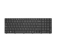 Sorandy Teclado para Juegos, Teclado de Repuesto para E1-531G / E1-531 / E1-571G Teclados Compactos de Diseño Silencioso Amplia Compatibilidad Fácil y Conveniente de Usar y Operar(Negro)