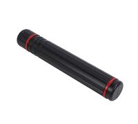 Sorandy Tubo de Dibujo Redondo Almacenamiento Extensible con Correa Ajustable para Artistas Multiuso PVC Negro 10,5cm Diámetro 1 Unidad