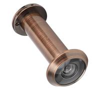 Sorandy Visor de Puerta de Seguridad Antirrobo de 220 Grados con Cubierta Trasera para Seguridad en el Hogar Escena Aplicable Puertas de Madera/metal/fibra de Vidrio Aleación Color Bronce Rojo