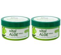 Sorbete Hidratante Aloe Vera 100% Puro 2x250 ml | Textura Gel Ligera con Aloe Vera Puro Ecológico | Crema Corporal y Facial After Sun, Post Depilación y Quemaduras | Ideal para Todo Tipo de Pieles