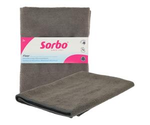 Sorbo Paño de Microfibra para el Suelo, Grande, sin Rayas, súper Absorbente, Plumero, Multiusos, Limpieza de Coches, Suelos y casa, 50 cm x 60 cm