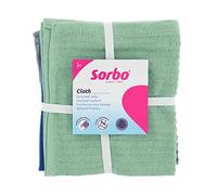 Sorbo Paños de Cocina de Rizo, paños de Limpieza de Cocina, Paquete de 3 paños de Cocina súper absorbentes para una Limpieza sin Rayas en el hogar, Cada paño Mide 35 cm x 35 cm