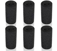 Sorcristy Paquete de 12 esponjas de prefiltro para acuario, 2 cm, orificio de aspiración de 2 cm, esponja de filtro de acuario, rodillo de espuma de alta porosidad, funda de espuma de repuesto, fácil