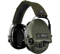 Sordin ACE Schakal Protectores Auditivos de Cápsula - Activos y Electrónicos - Protectores Auditivos de Cápsula para Caza y Tiro Deportivo - diadema verde & cápsulas verdes