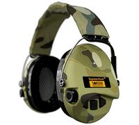 Sordin Pro X LED Cascos - 75302-X-08-S - Auriculares Ultrafinos Electrónicos | Orejeras de Protección Auditiva | Diseño Extraplano para Cazadores - Tiradores y Aficionados a la Caza - SOR75302-X-08